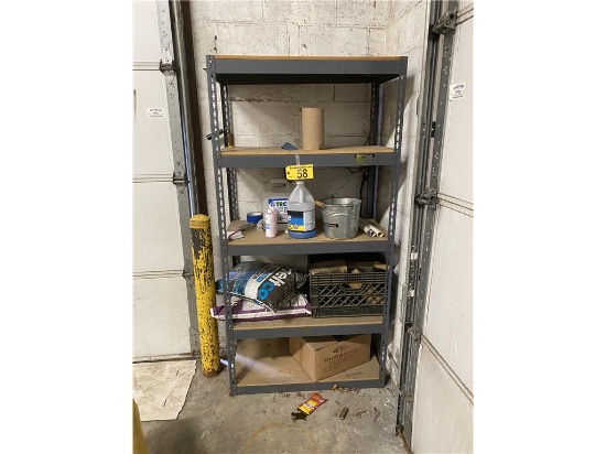 LOT: 2-SHELVES & CONTENTS