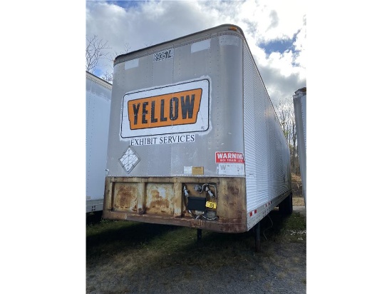 1981 FRUEHAUF 1981 T/A VAN STORAGE TRAILER, ROLL-UP DOOR, S/N: 1H2V04523BH041826 (TRAILER#893574)