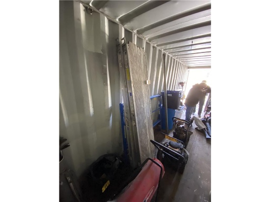 (2) 8' X 2' ALUMINUM SCAFFOLD PLANKS