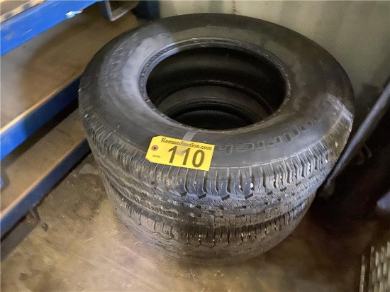 LOT: (3) TIRES p265 70R/16 WITH RIM 33X12.5