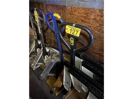 (IN LOT 92 TRAILER) (2) KOKE & WESCO HYD. PALLET JACKS 27"W X 48" L