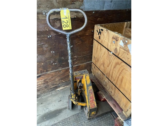 (INSIDE LOT 92 TRAILER) ROL-LIFT HI-LIFT HYD. PALLET JACK 21"W X 48"L