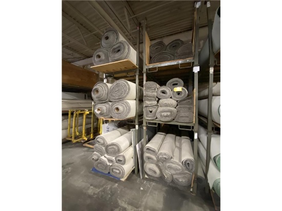 LOT: EMERALD TRADESHOW CARPETING, 16 OZ. POLYPROPYLENE W/ACTION BACK, COLOR: GRAY,