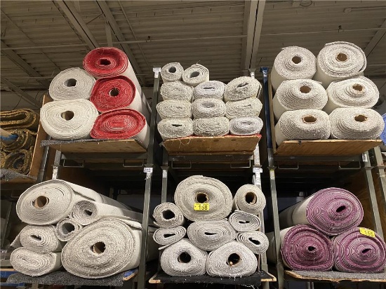 LOT: EMERALD TRADESHOW CARPETING, 16 OZ. POLYPROPYLENE W/ACTION BACK, COLOR: BEIGE,