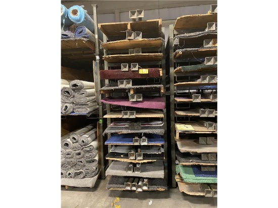 (12) STACKING WAREHOUSE PALLETS 7'L X 43"W X 4' POSTS SELLING BY THE PIECE