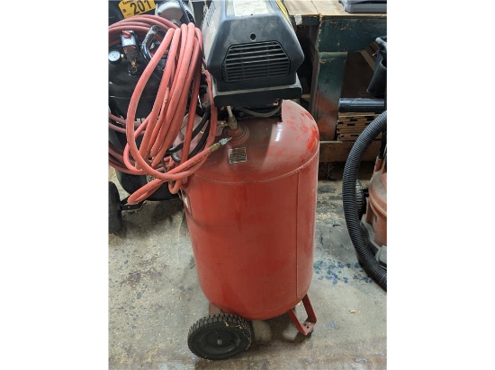 SEARS 33 GAL. PORTABLE AIR COMPRESSOR 2HP, 150PSI