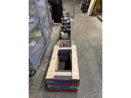 LOT: (8) CRATES ASSORTED CASTERS W/(7) DECKS
