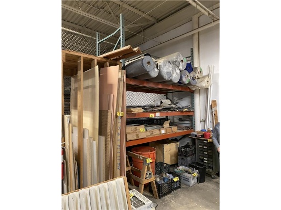 (1) SECTION OF PALLET RACKING, 12'H X 42"W UPRIGHT, 8'X8" BEAMS (6)