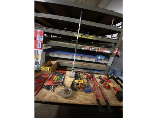 BOLT CUTTER, CLAMPS, SAWS