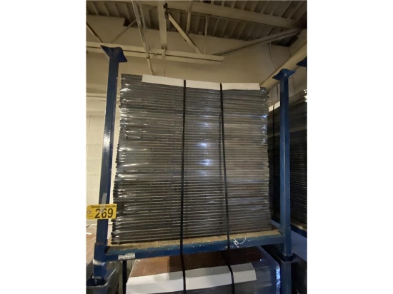 61 3'X3' PANEL SECTIONS OF SNAPLOCK PARKAY FLOORING (9) 12" TILES