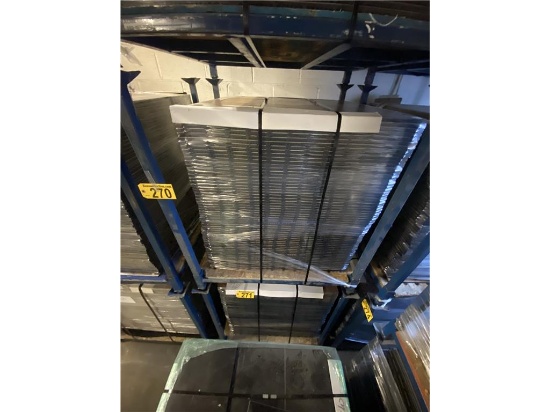 61 3'X3' PANEL SECTIONS OF SNAPLOCK PARKAY FLOORING (9) 12" TILES