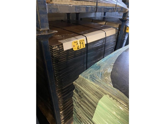 61 3'X3' PANEL SECTIONS OF SNAPLOCK PARKAY FLOORING (9) 12" TILES
