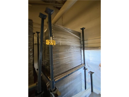 60 3'X3' PANEL SECTIONS OF SNAPLOCK PARKAY FLOORING (9) 12" TILES