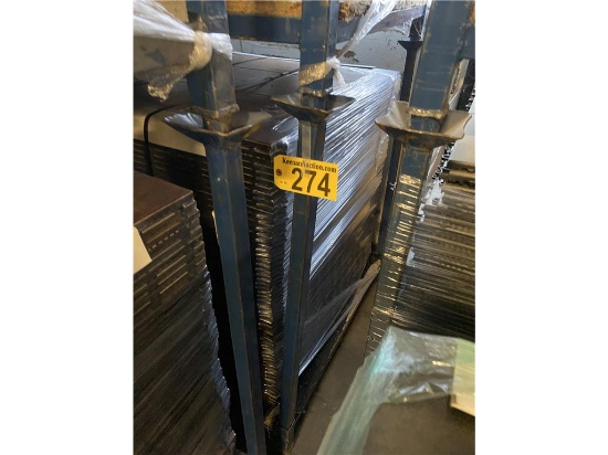 61 3'X3' PANEL SECTIONS OF SNAPLOCK PARKAY FLOORING (9) 12" TILES