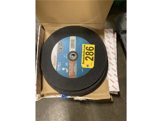 LOT OF (18) 14" BOSCH TYPE 1 GRINDING WHEELS,