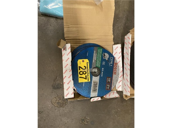 LOT OF (12) 10" BOSCH TYPE 1 GRINDING WHEELS