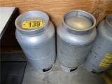 (2) PROPANE CYLINDERS 30LB SELLING BY THE PIECE