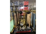 (3) CARPET DOLLIES, 3X8.3 W/5' POSTS ON CASTERS SELLING BY THE PIECE