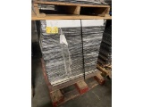 62 3'X3' PANEL SECTIONS OF SNAPLOCK WHITE MARBLE FLOORING (9) 12