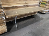 (316) WOODEN FOLDING TABLES 2' X 8' SELLING BY THE PIECE