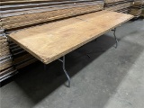 (28) WOODEN FOLDING TABLES 30