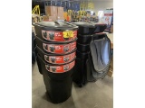 (8) RUBBERMAID 45 GAL. RUBBISH CANS