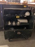 STEEL JOB BOX, CLAMP LIGHTS