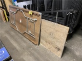LOT OF (2) FOLDING TABLES 6' AND 8'