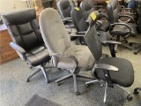 (3) HIGH-BACK MULTI-TASK OFFICE CHAIRS