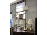LOT: 4-LAMPS, 3-TABLE & 1-FLOOR