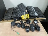 (13) KEYBOARDS & (8) MICE (WIRED)