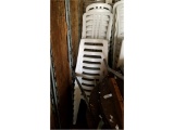 (40) PARAFFIN MOLDED STACK CHAIRS - SELLING BY THE PIECE