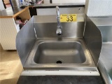 STAINLESS STEEL HAND SINK W/ AUTOMATIC FAUCET