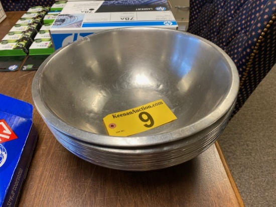 12" STAINLESS STEEL BOWLS - SELLING BY THE PIECE