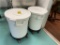 (2) CONTINENTAL HUSKIE 20-GALLON INGREDIENT BINS W/ DOLLIES