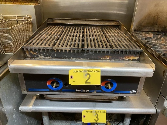 STAR MAX 24" CHARBROILER MODEL 6124RCBD