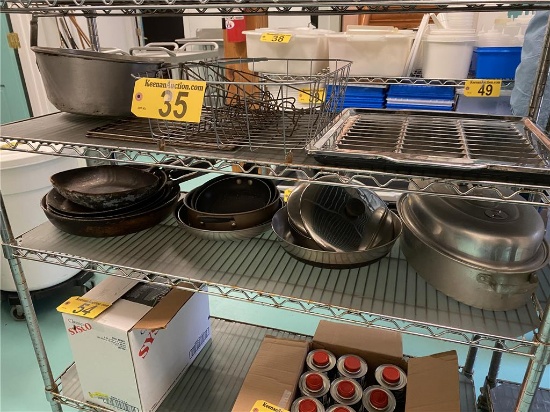 LOT OF ASSORTED COOKWARE