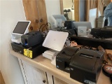 SQUARE POS SYSTEM W/ 1-APPLE MODEL A1893 IPADS, 3-STAR THERMAL PRINTERS MDL TSP100 III, CASH DRAWER