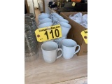 (18) WHITE PORCELAIN COFFEE CUPS