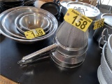 (3) FINE MESH CHINA CAP STRAINERS