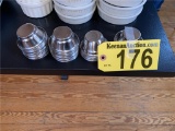 (36) STAINLESS STEEL 4 OZ. SAUCE CUPS