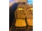 (4) WINDSOR ARROW BACK DINING CHAIRS, WOOD