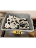LOT: 119-FLATWARE SETS, STAINLESS STEEL, FORK, KNIFE & SPOON. BUS TUB INCLUDED