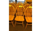 (4) WINDSOR ARROW BACK DINING CHAIRS, WOOD