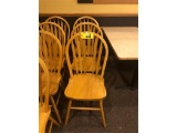 (3) WINDSOR BACK DINING CHAIRS, WOOD
