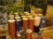 (42) 55-GAL STEEL DRUMS, (3) PLASTIC