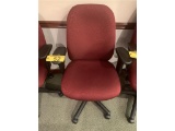 OFFICE STAR MULTI-TASK SWIVEL OFFICE CHAIR, CLOTH UPHOLSTERY, ARMS