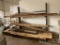 LOT OF ASSORTED LUMBER ON RACK