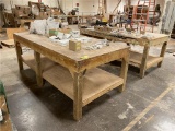 WORK TABLES, 4' X 8' X 36