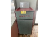 O-SINGLE WASTE RECEPTACLE